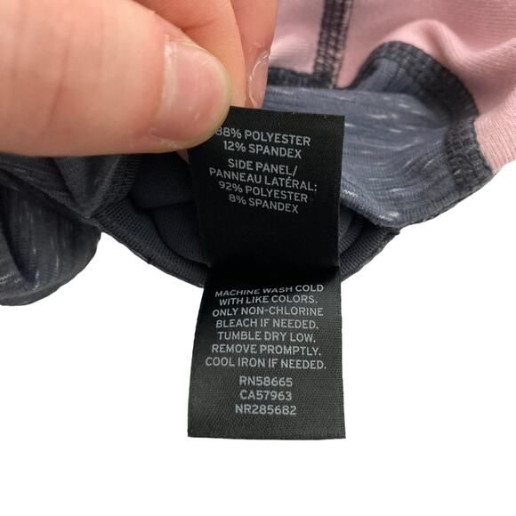 Zella Womens Gray and Pink Color Block Full Length Leggings Size XS - Picture 5 of 10